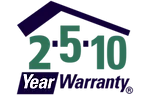 2 5 10 Year Warranty logo