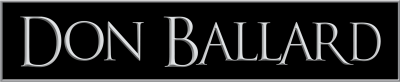 Don Ballard logo in black and sliver