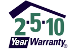 2 5 10 Year Warranty logo